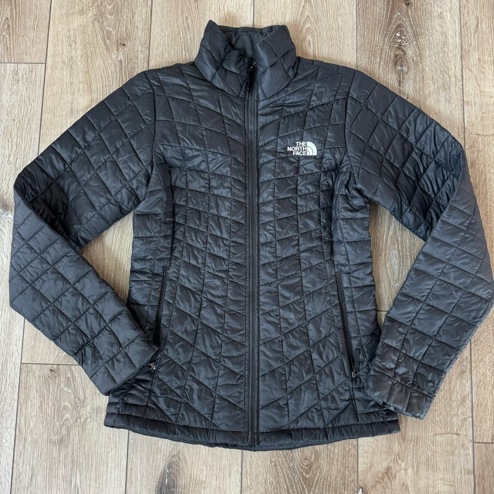 The North Face Thermoball Eco Jacket for Women Black Quilted Puffer Jacket XS